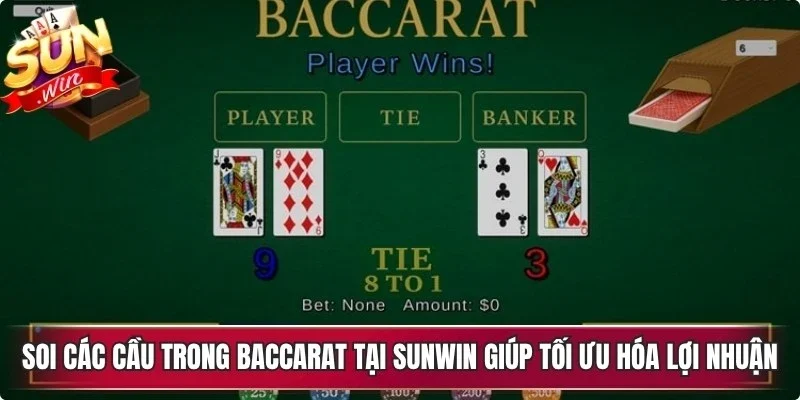 Soi các cầu trong baccarat tại Sunwin giúp tối ưu hóa lợi nhuận