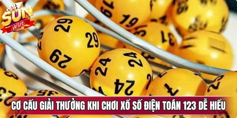 Cơ cấu giải thưởng khi chơi xổ số điện toán 123 dễ hiểu