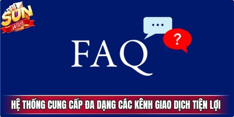 Hệ thống cung cấp đa dạng các kênh giao dịch tiện lợi cho game thủ