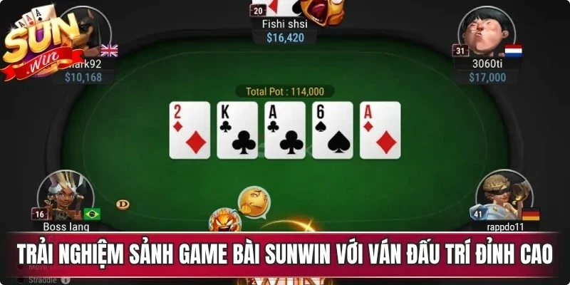 Trải nghiệm sảnh game bài Sunwin với những ván đấu trí đỉnh cao 