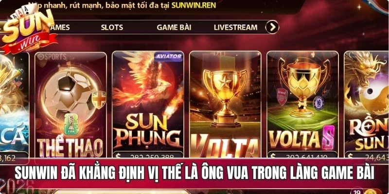 Sunwin từ lâu đã khẳng định vị thế là 
