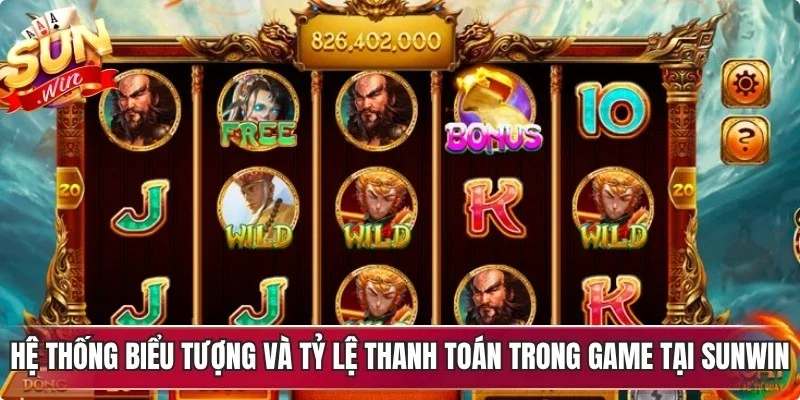 Hệ thống biểu tượng và tỷ lệ thanh toán trong game tại Sunwin