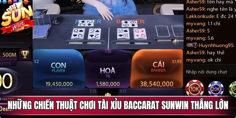 Những chiến thuật chơi tài xỉu baccarat Sunwin thắng lớn